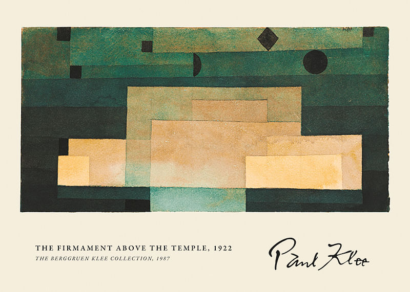 Firmamentul deasupra templului de Paul Klee-12