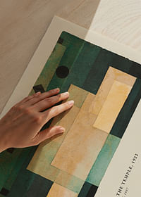 Firmamentul deasupra templului de Paul Klee-3