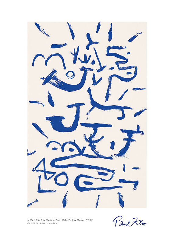Poster Kriechendes Und Baumendes By Paul Klee