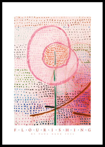 Poster Flourishing By Paul Klee
