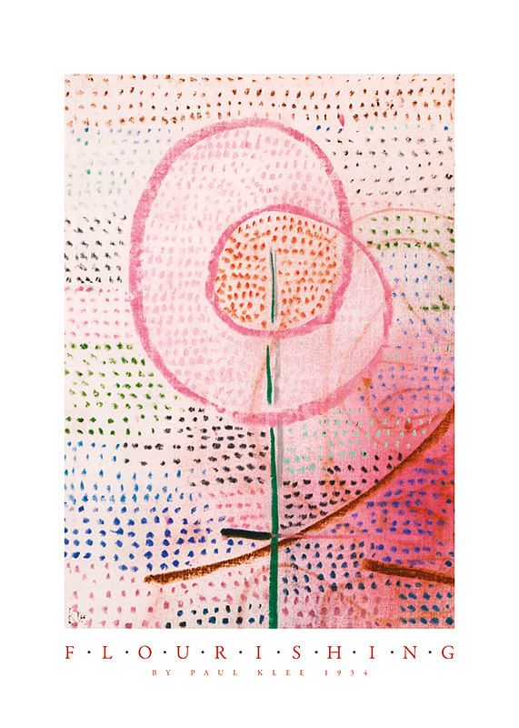 Poster Flourishing By Paul Klee