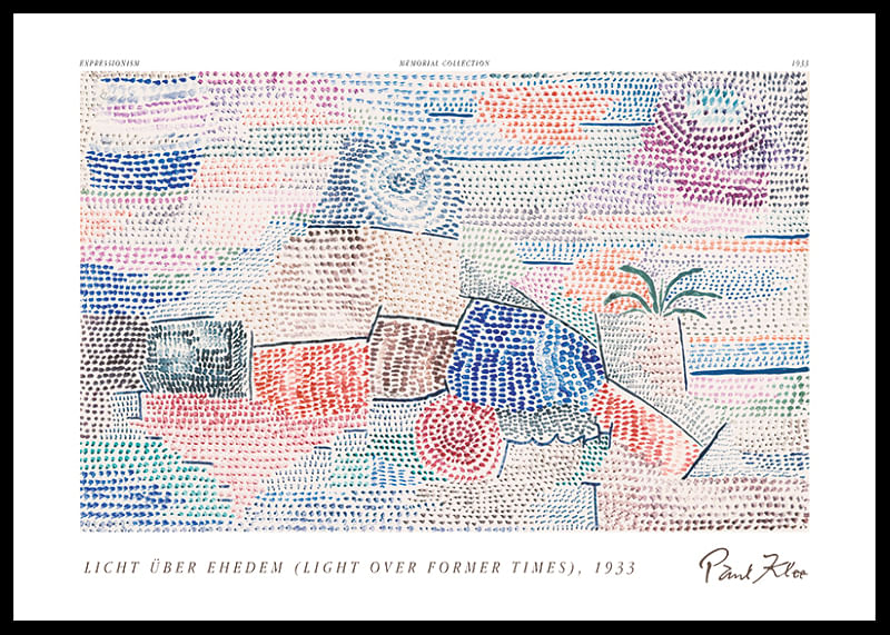 Lumină peste trecut de Paul Klee-12