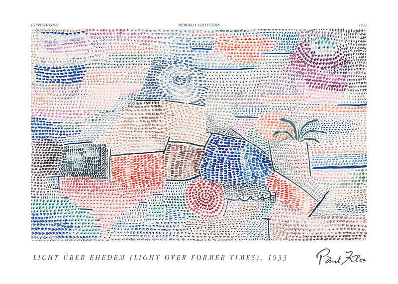 Lumină peste trecut de Paul Klee-12