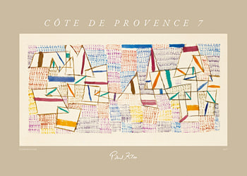 Poster Côte De Provence 7 By Paul Klee