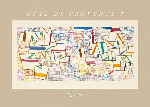Poster Côte De Provence 7 By Paul Klee