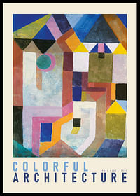 Arhitectură colorată de Paul Klee-0
