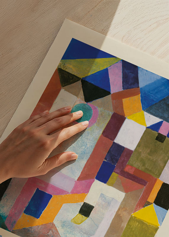 Arhitectură colorată de Paul Klee-12
