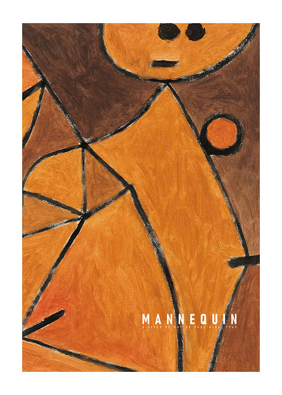 Poster Mannequin By Paul Klee