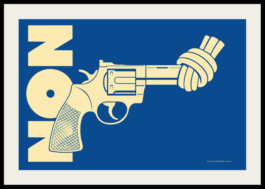 Non-Violence Vintage Blue Edition-12