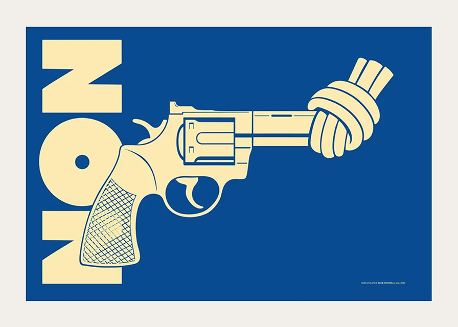 Non-Violence Vintage Blue Edition-12