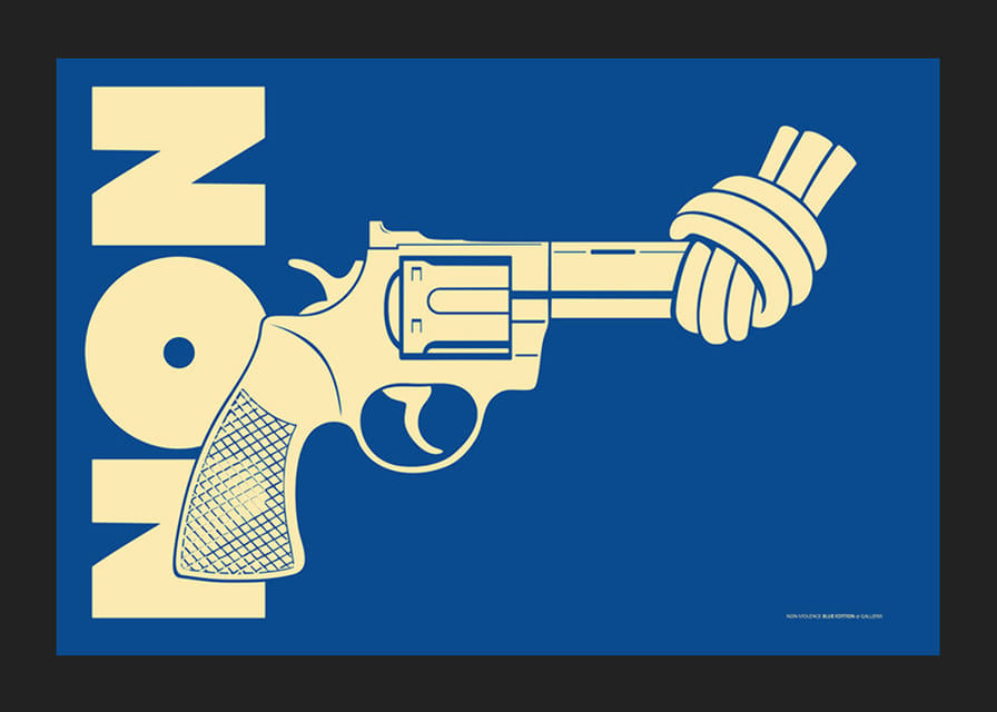 Non-Violence Vintage Blue Edition-12