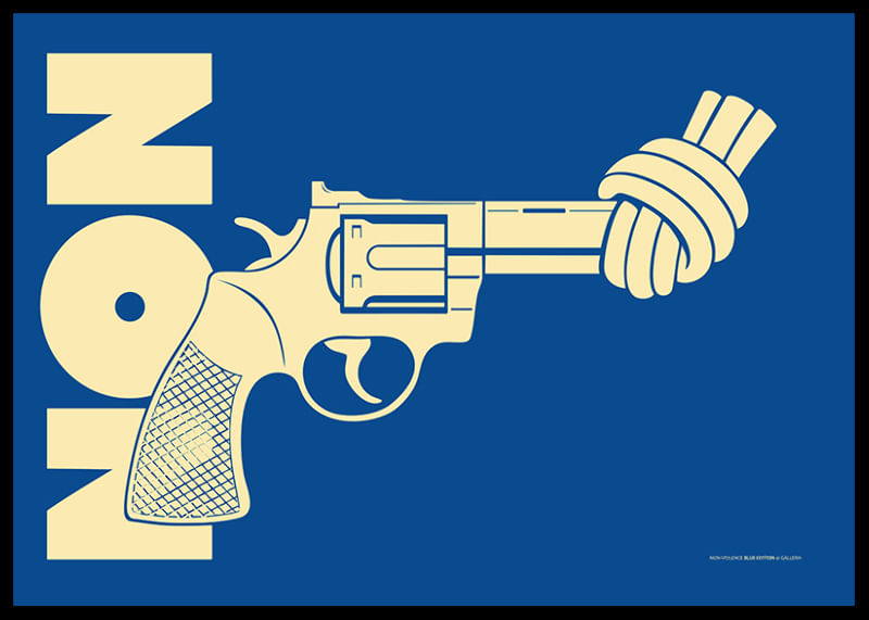 Non-Violence Vintage Blue Edition-12