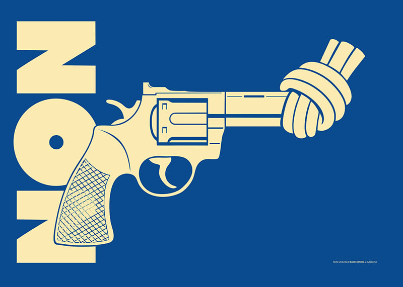 Non-Violence Vintage Blue Edition-12