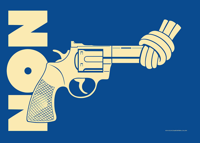 Non-Violence Vintage Blue Edition-12