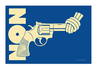 Non-Violence Vintage Blue Edition-1