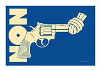 Non-Violence Vintage Blue Edition-1