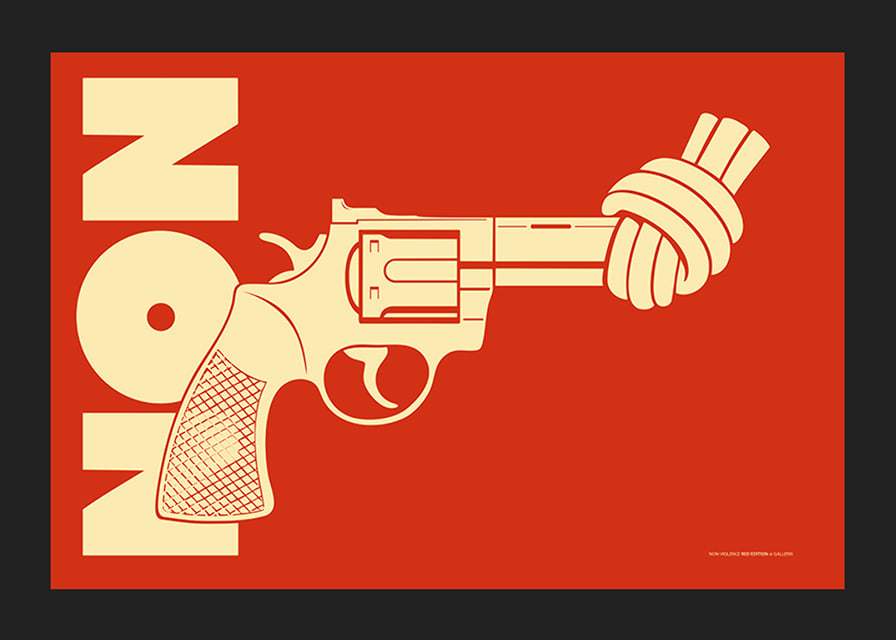 Non-Violence Vintage Red Edition-12