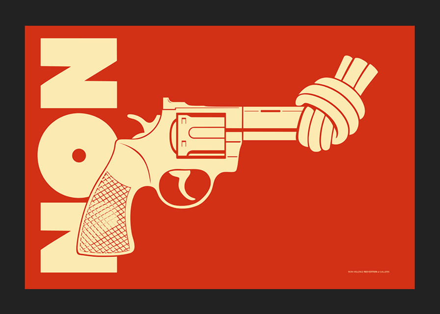 Non-Violence Vintage Red Edition-12