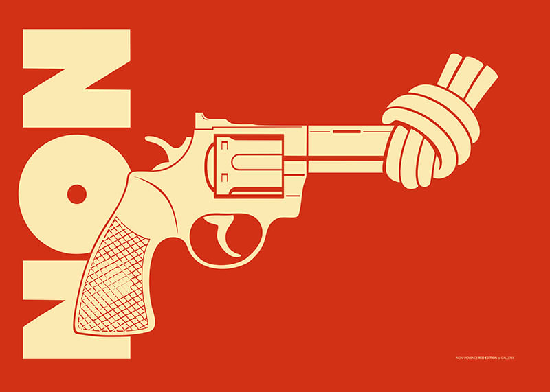 Non-Violence Vintage Red Edition-12
