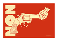 Non-Violence Vintage Red Edition-1