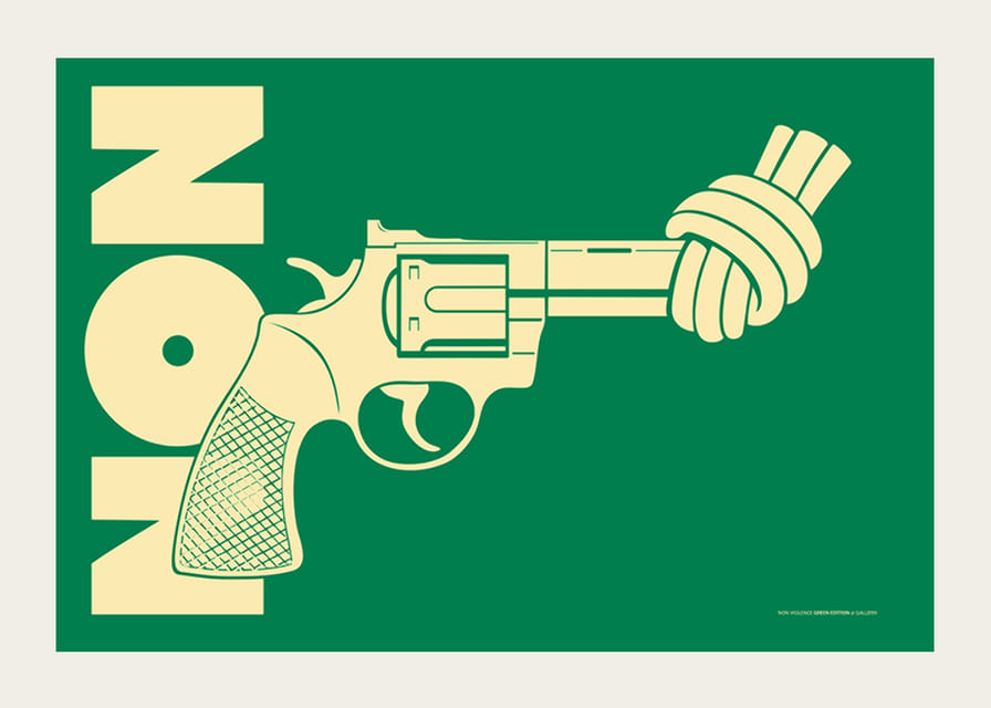 Non-Violence Vintage Green Edition-12