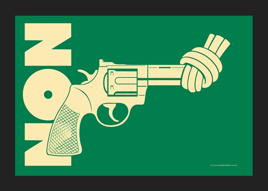 Non-Violence Vintage Green Edition-12