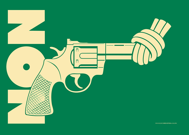 Non-Violence Vintage Green Edition-12