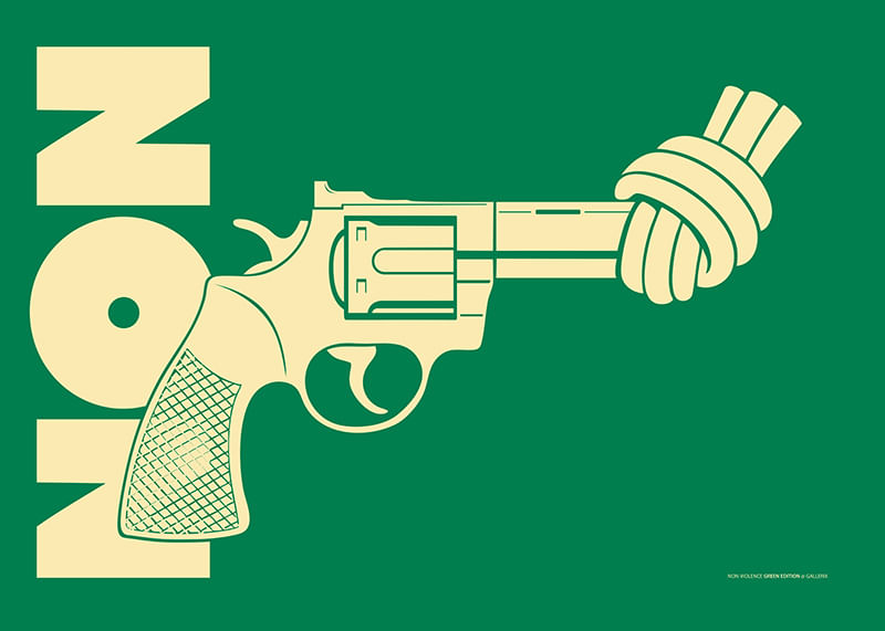 Non-Violence Vintage Green Edition-12