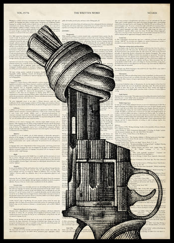 Poster Non-Violence The Written Word