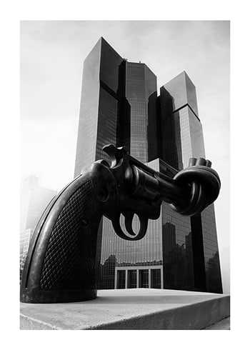Poster Non-Violence By Hans Hammarskjöld
