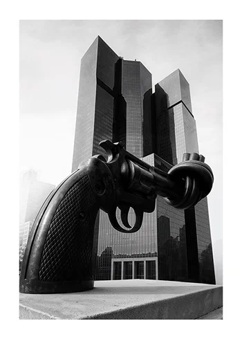 Poster Non-Violence By Hans Hammarskjöld