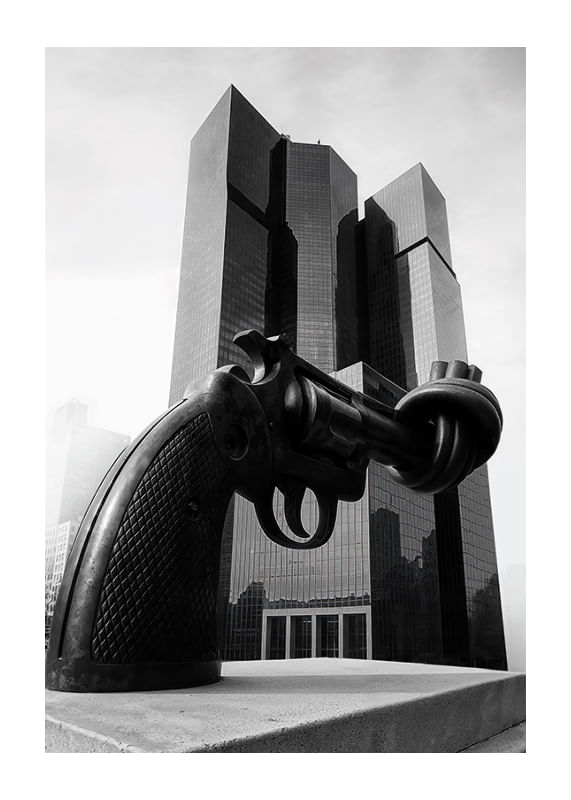 Poster Non-Violence By Hans Hammarskjöld
