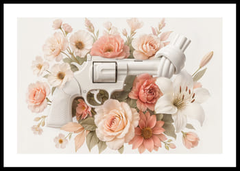Poster Non-Violence In Bloom White Edition