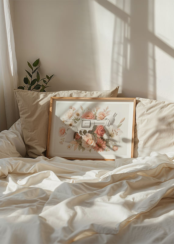 Poster Non-Violence In Bloom White Edition crossfade