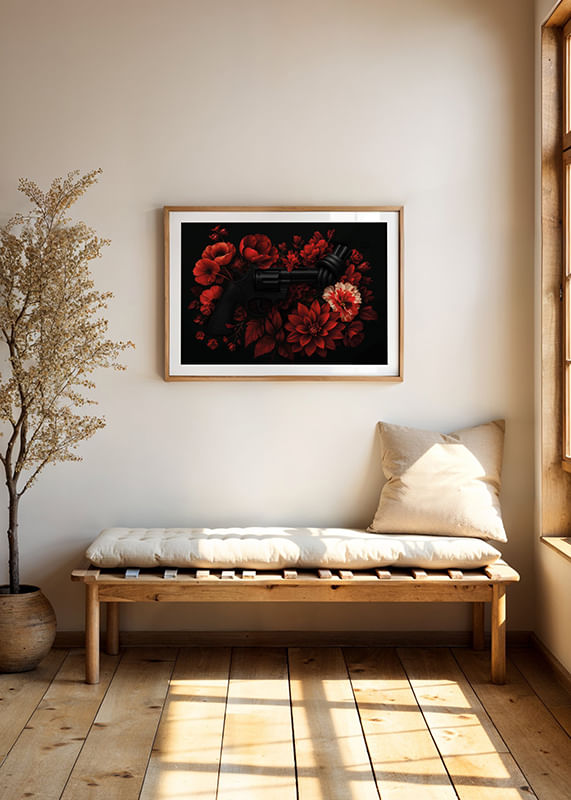 Poster Non-Violence In Bloom Black Edition crossfade