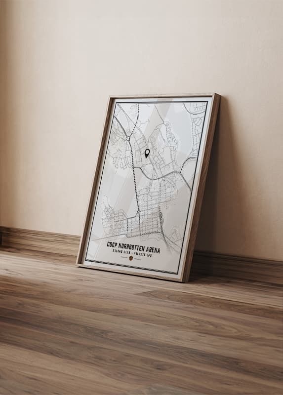 Poster Coop Norrbotten Arena Luleå Hockey No.1 crossfade