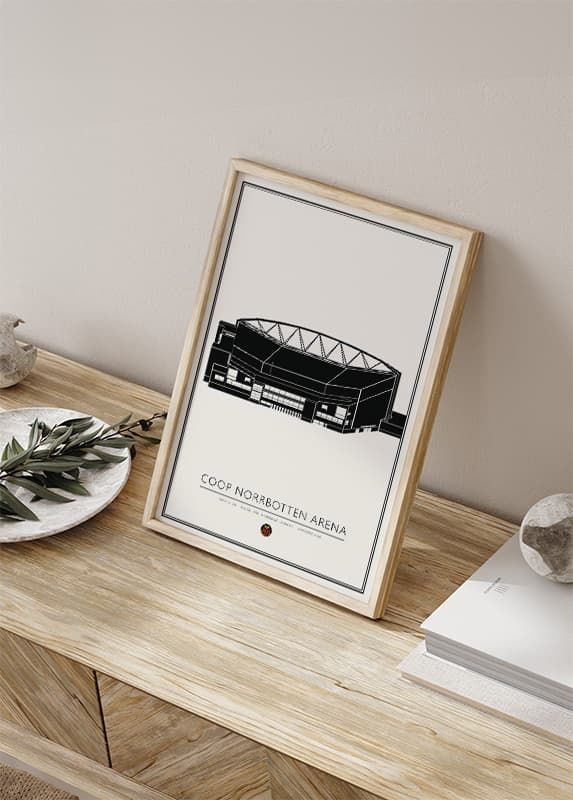 Poster Coop Norrbotten Arena Luleå Hockey No.2 crossfade