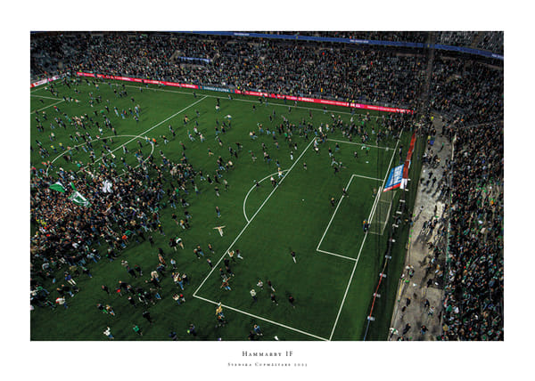 Poster Svenska Cupmästare 2025 No10 Hammarby IF