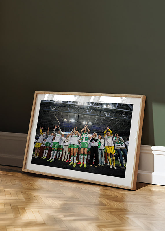 Poster Svenska Cupmästare 2025 No8 Hammarby IF crossfade