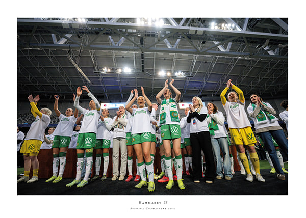 Poster Svenska Cupmästare 2025 No8 Hammarby IF