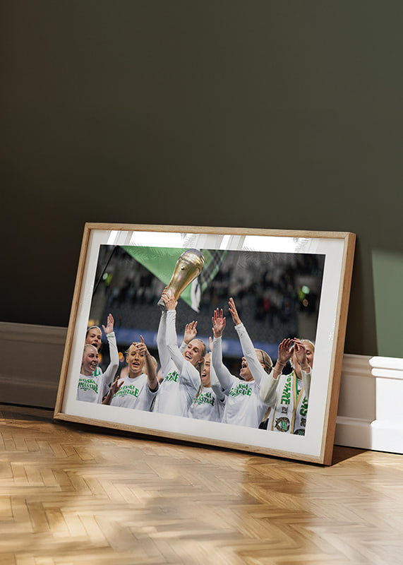 Poster Svenska Cupmästare 2025 No4 Hammarby IF crossfade