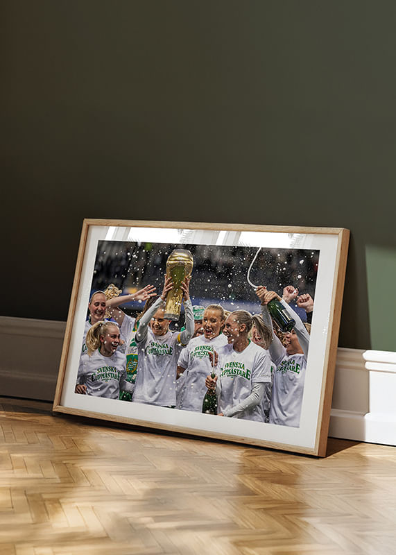 Poster Svenska Cupmästare 2025 No3 Hammarby IF crossfade