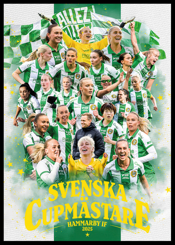 Kollage Svenska Cupmästare 2025 Hammarby IF-12