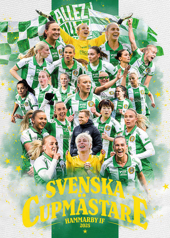 Kollage Svenska Cupmästare 2025 Hammarby IF-12