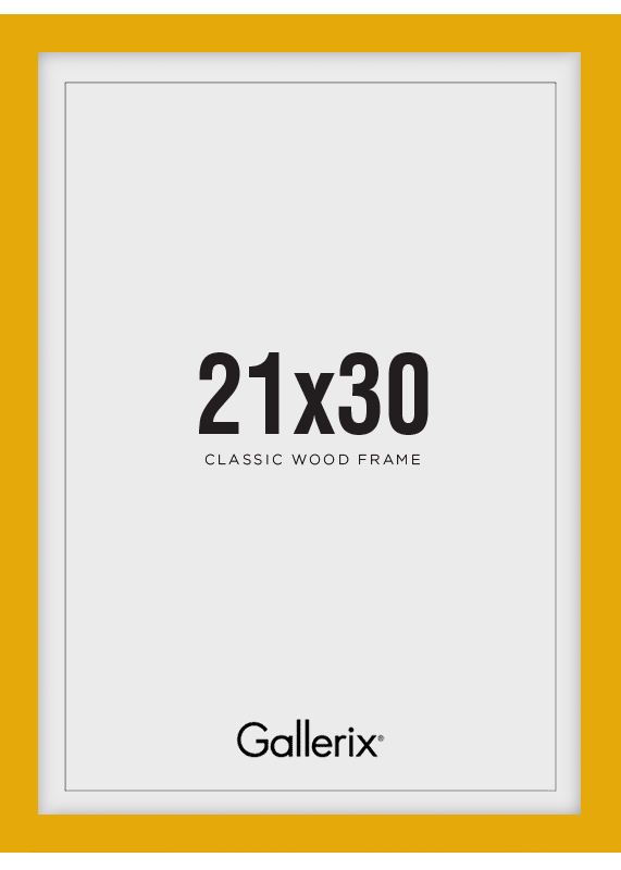 Picture frame Wood Yellow