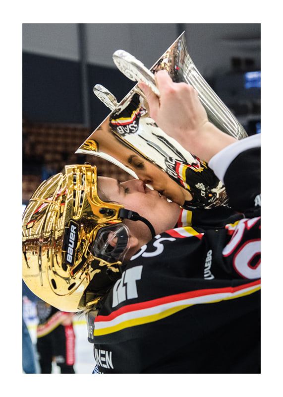 Poster Emma Nordin Med Bucklan Luleå Hockey