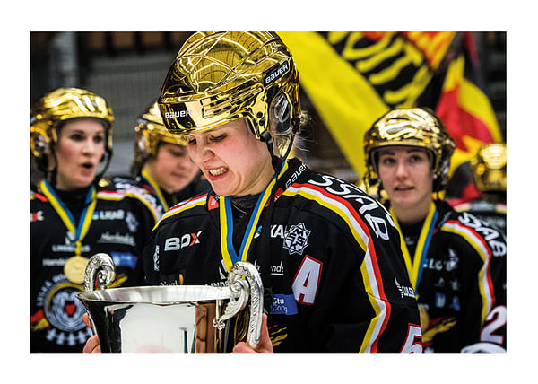 Poster Johanna Fällman SM-Guld 2018 No.2 Luleå Hockey