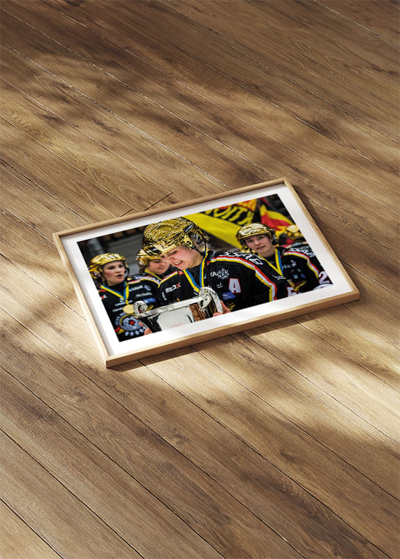 Poster Johanna Fällman SM-Guld 2018 No.2 Luleå Hockey crossfade