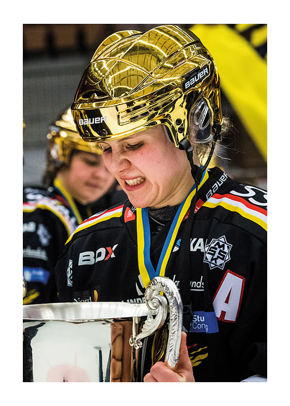Poster Johanna Fällman SM-Guld 2018 Luleå Hockey