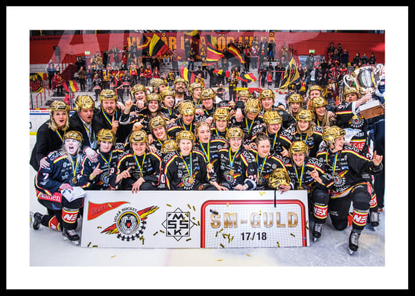 Poster SDHL Svenska mästare 2018